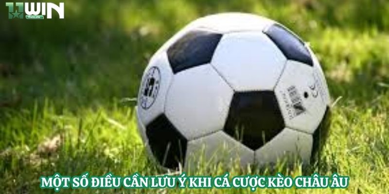 Một số điều cần lưu ý khi cá cược kèo châu Âu